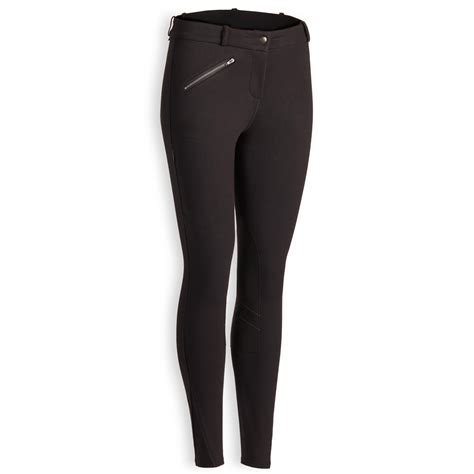 Pantalon Chaud équitation Femme Victoria Marine Fouganza Decathlon