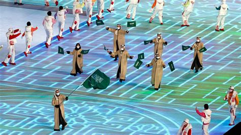 saudi arabia marks first participation in winter olympic games held in china al arabiya english