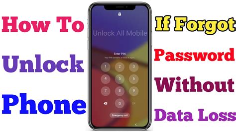How To Unlock Phone If Forgot Password Unlock Android Mobile Password