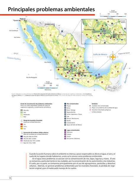 Atlas de geografía del mundo grado 5° generación primaria Atlas de México Cuarto grado 2016-2017 - Online - Libros de Texto Online