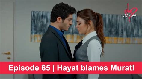 Pyaar Lafzon Mein Kahan Episode 65 Hayat Blames Murat Youtube