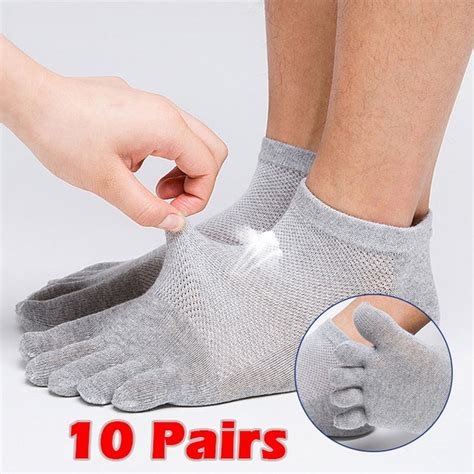 10 Pairs Finger Toe Socks For Men Five 5 Finger Toe Socks Fast Shipping Wish