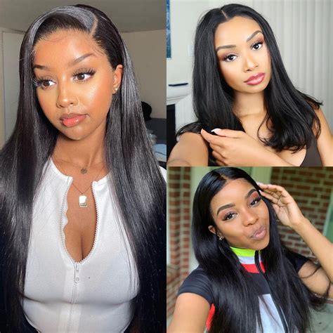 Straight 13x4 13x6 Lace Closure Human Hair Wig Recool Hair