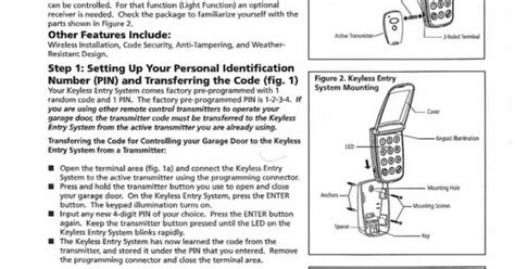 Precision door service of miami office: Garage Door Zone Blog: Marantec M3-631 Keyless Entry ...