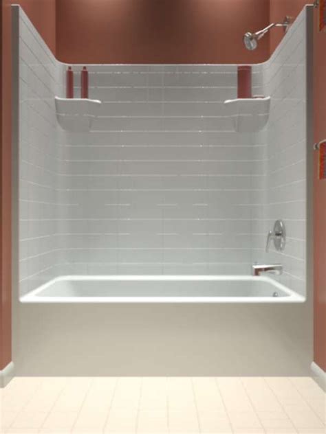 Besides good quality brands, you'll also find plenty of discounts when you shop for tube surround during big sales. 60"W One Piece Tub Shower Combo | Bathroom tub shower ...