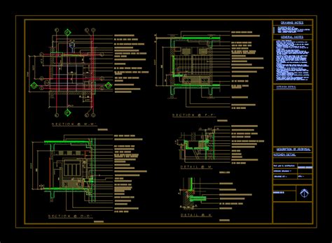 14 part sections it is common practice to section just a part of an object when only small areas need to be sectioned to indicate the important details. Working Drawing - Kitchen Detail DWG Section for AutoCAD ...