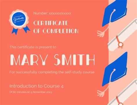 Colourful Course Certificate Template And Ideas For Design Fotor