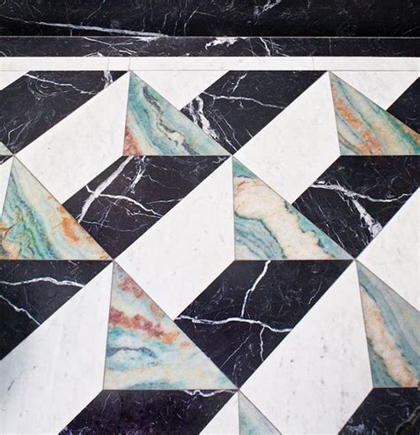 Marble Tile Pattern Geometri Inspirasi Dekor