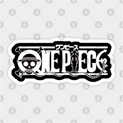 One Piece Logos One Piece Pegatina Teepublic Mx