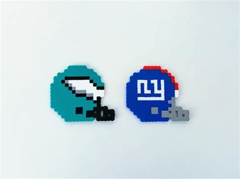 Perler Bead Nfl Helmet Etsy