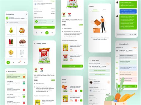 Grocery Plus Grocery App Ui By Atiqur Rahaman 🚀 On Dribbble