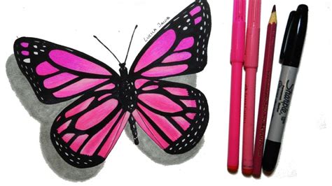 Como Dibujar Una Mariposa Facil Y Bonita Paso A Paso Dibujo De Una Ca