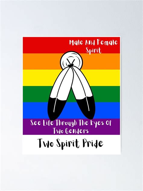 two spirit pride flag meaning poster for sale by zayzaydesigns redbubble