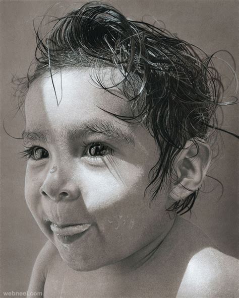 Kid Realistic Pencil Drawing 2 Preview