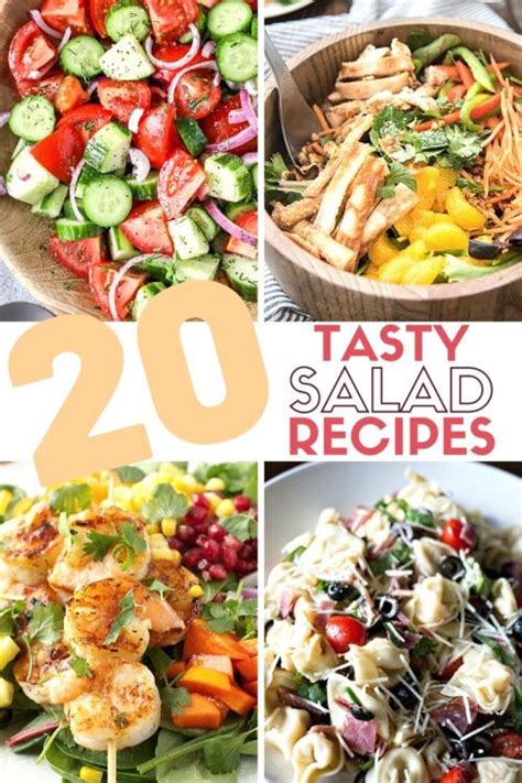 20 Easy And Tasty Salad Recipes To Make For Dinner Yummy Salad