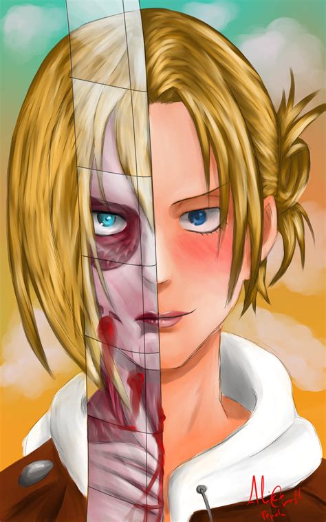 Annie Leonhardt Attack On Titan Snk By Alice Croft On Deviantart