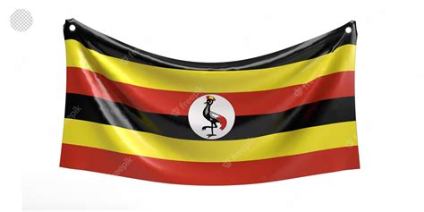 Premium Psd Uganda Flag