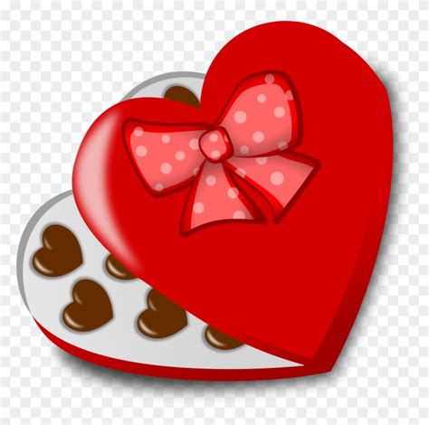 Valentine Candy Clipart Box Of Chocolates Clip Art Free Transparent
