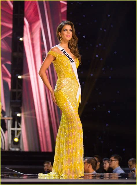 Frances Iris Mittenaere Wins Miss Universe Beautiful ‘belle Yellow Gown In Preliminary Round