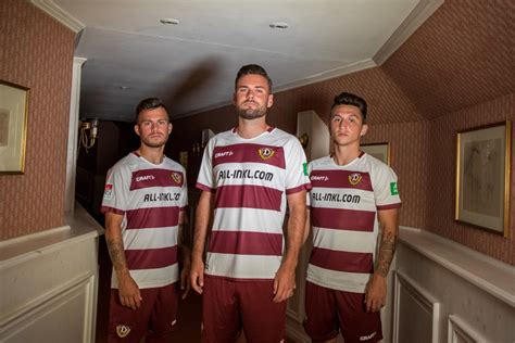 Best start in club history! Craft Dynamo Dresden 18-19 Home & Away Kits Released ...
