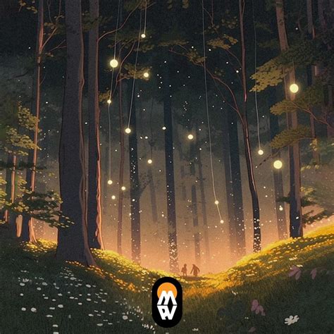 Sleepy Forest And Dancing Fireflies By Lo Fi Tigers Pvmm