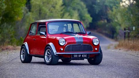 This Classic Mini With Acura V6 Engine Packs 500 Hp At The Wheels