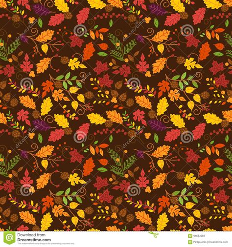 Maybe you would like to learn more about one of these? Fall, Autumn Or Thanksgiving Vector Flower Pattern Stock ...
