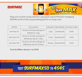 Abusers ips can be released here. Talk N Text SurfMax Internet Promo, TNT promo (2017 ...