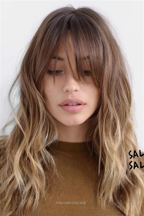 11 sensational long hairstyles with bangs 2017