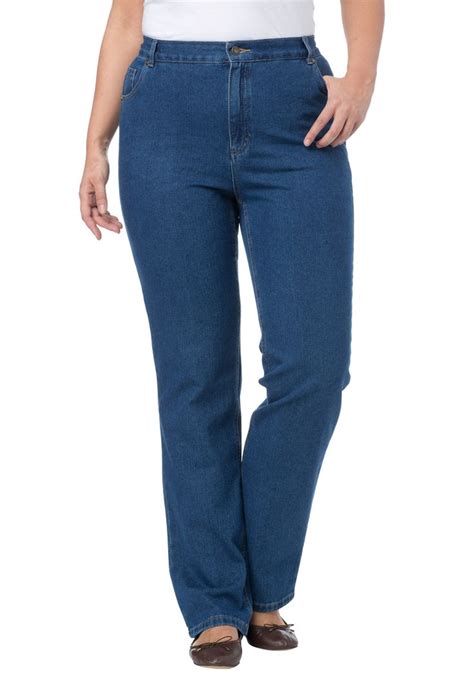 elastic side waist relaxed fit jeans relaxed fit jeans women women s plus size jeans plus