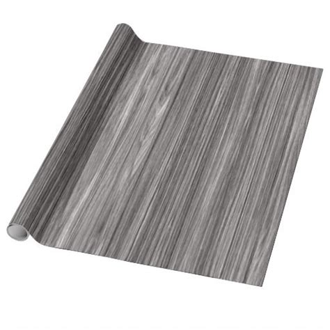 Panel Of Weathered Grey Wood Texture Wrapping Paper Zazzle Grey
