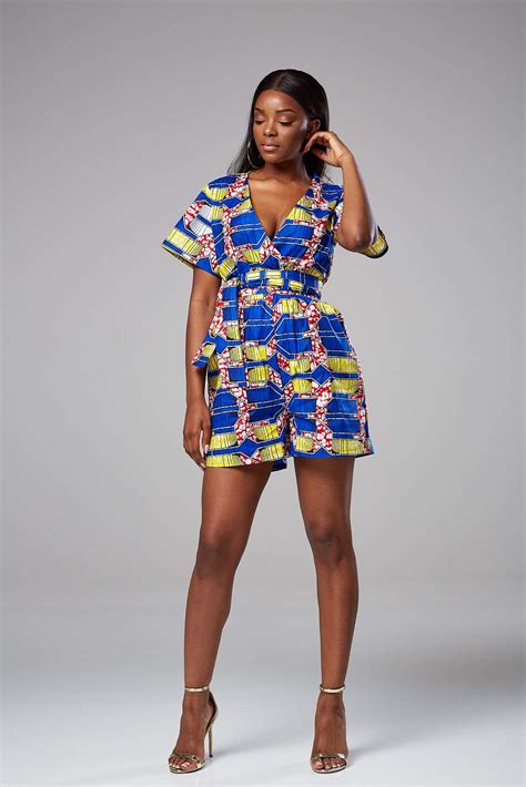 Ankara Playsuits For Trendy Ladies And Teenagers 11 Hottest Styles