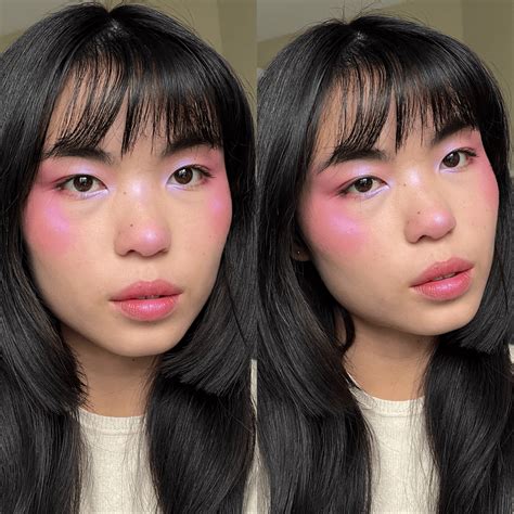 Heavy Blush With A Contrasting Highlight Rmakeuplounge