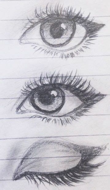 Opened Suprised Closed Eyes Eye Drawing Tutorials Drawing Tips Art