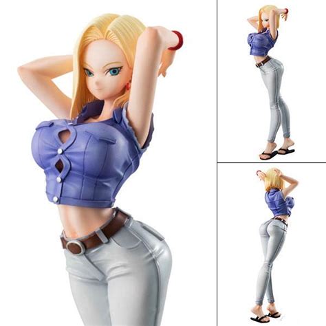 buy 20cm dragon ball z android 18 lazuli sexy action figure anime doll