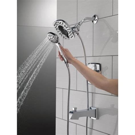 Shop bathtub faucets at lowescom via lowes.com. Delta Ashlyn Chrome 1-Handle Bathtub and Shower Faucet ...