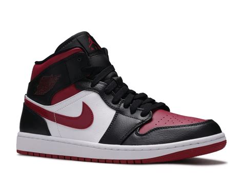 Air Jordan 1 Mid Bred Toe Level Up