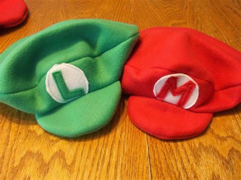 One Brown Mom Tutorial Making Mario Bros Hats