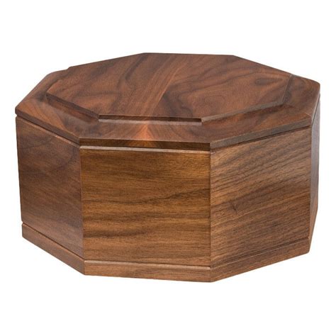 Urns for human ashes with fish. Wood Cremation Urn (Wooden Urns) - Walnut Octagon | eBay