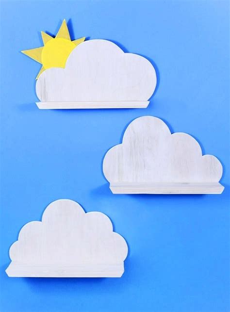 Diy Wooden Cloud Shelves ⋆ Dream A Little Bigger