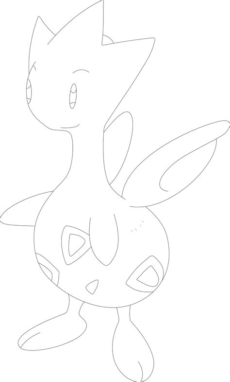 Lineart Of Togetic By Inukawaiilover On Deviantart