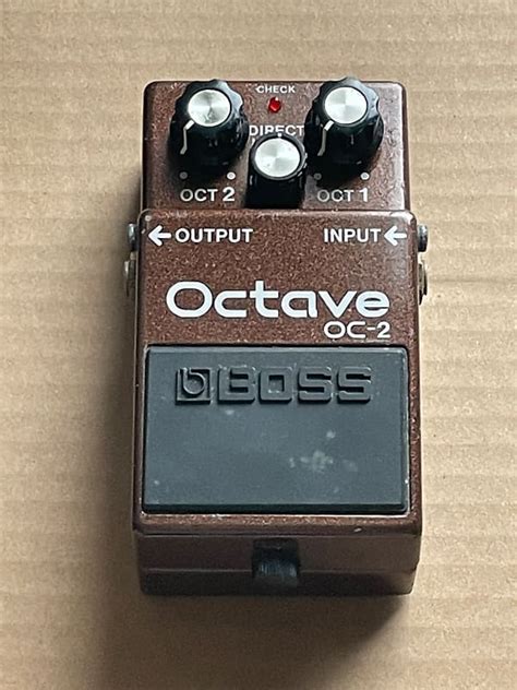 Boss Oc 2 Octave Silver Label Reverb