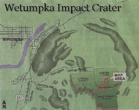 At the 2010 census the population was 6,528. Wetumpka Impact Crater: One Of Alabama's Worst Natural ...