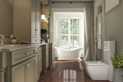The exhibit series presents simple lines, complimenting the traditional to contemporary style bathroom. 45 Alcove Bathtub Ideas (Photo Examples)
