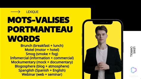 Vocabulaire 10 Les Mots Valises Portmanteau Words Youtube