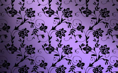 Free Download Purple Floral Pattern Wallpaper Purple Floral Pattern By