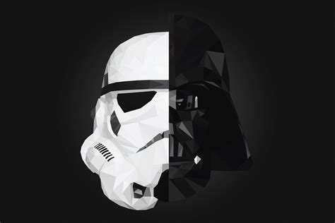 3440x1440 Star Wars Stormtrooper Darth Vader Mask Splitting