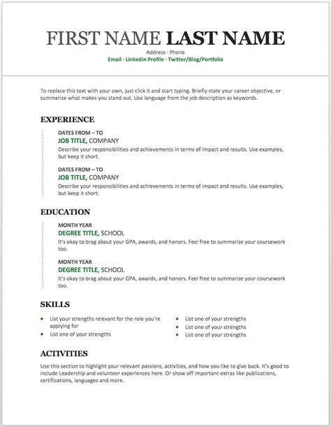 11 Free Resume Templates You Can Customize In Microsoft