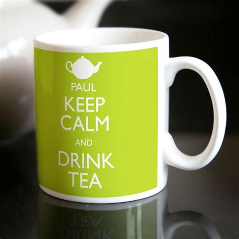 Personalised Mug Keep Calm And Drink Tea Uk