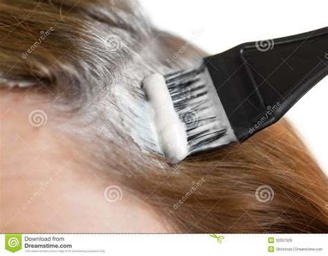Back in the day, gray hair used to be associated with wisdom and knowledge. Dyeing gray hair. stock image. Image of lady, hide, hiding ...